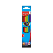 Maped crayon de couleur color'peps, 6 crayons