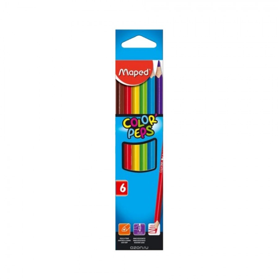 Pochette de 36 crayons couleurs School Peps Maped