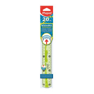 Règle double décimètre incassable