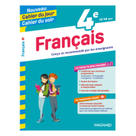 Cahier du jour cahier du soir 4 éme français