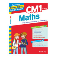 Maths CM1 - Cahier du jour Cahier du soir