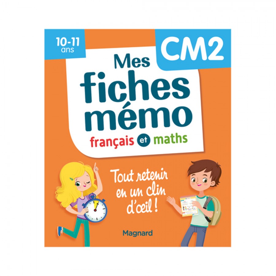Mes fiches mémo Français et Maths CM2