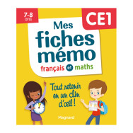 Mes fiches mémo Français et Maths CE1