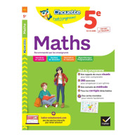 Maths 5e cahier de révision et d'entraînement
