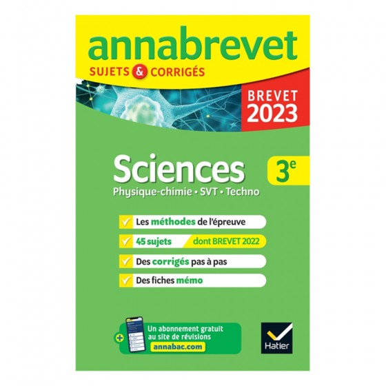 Annales du brevet Annabrevet 2023...