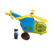 Hélicoptère géant avec figurine