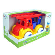 Camion de pompier avec échelle et 2 figurines