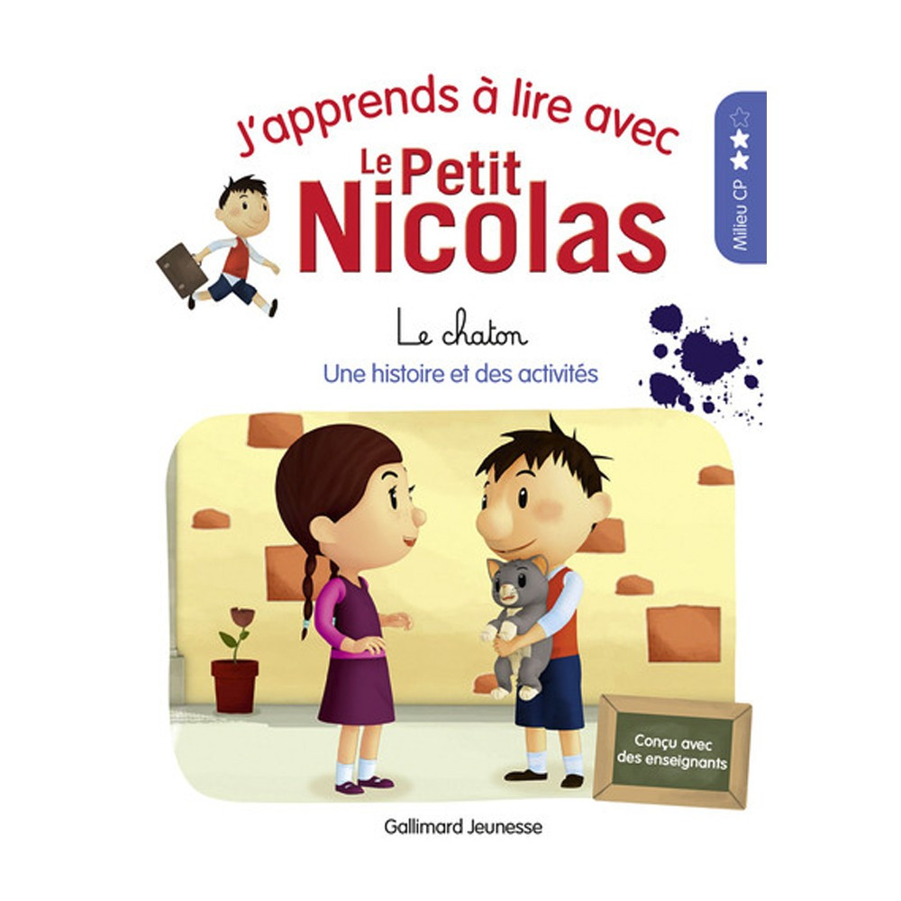 J'apprends à lire avec Le Petit Nicolas -  Le chaton - Une histoire et des activités - Marjorie Demaria