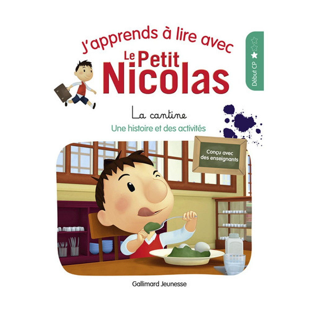 J'apprends à lire avec Le Petit Nicolas -  La cantine -  Marjorie Demaria