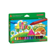 Etui 12 crayons de cire triangulaires Dacstrix