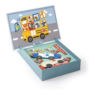 Boite jeu magnétique voitures 25 piéces