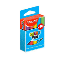 Craies couleurs assorties boite de 10