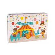 Puzzle Cirque Boite Métal 48Pièces