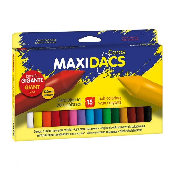 Etui 15 crayons MaxiDacs