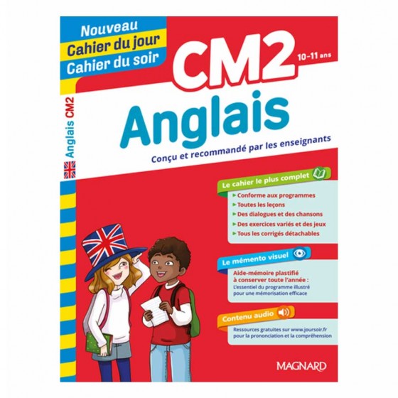 Cahier du jour cahier du soir CM2 anglais