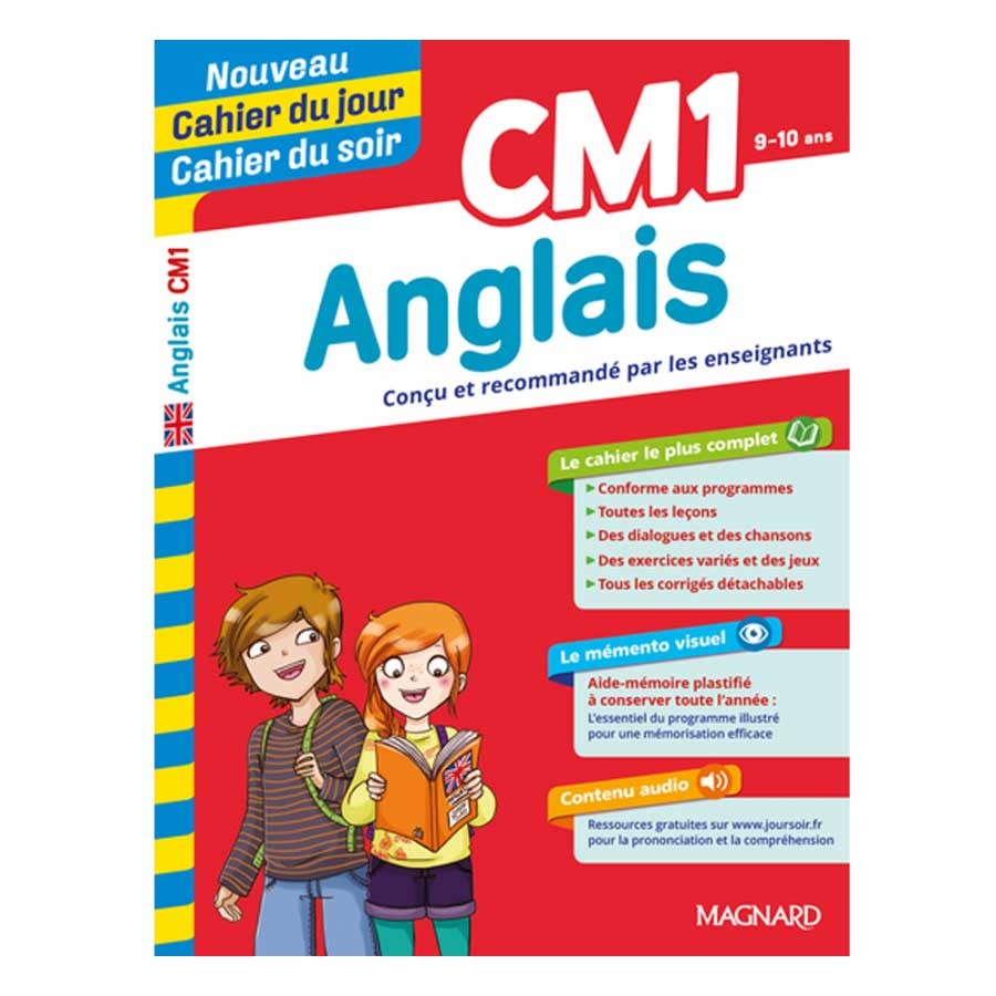 Cahier du jour cahier du soir CM1 anglais