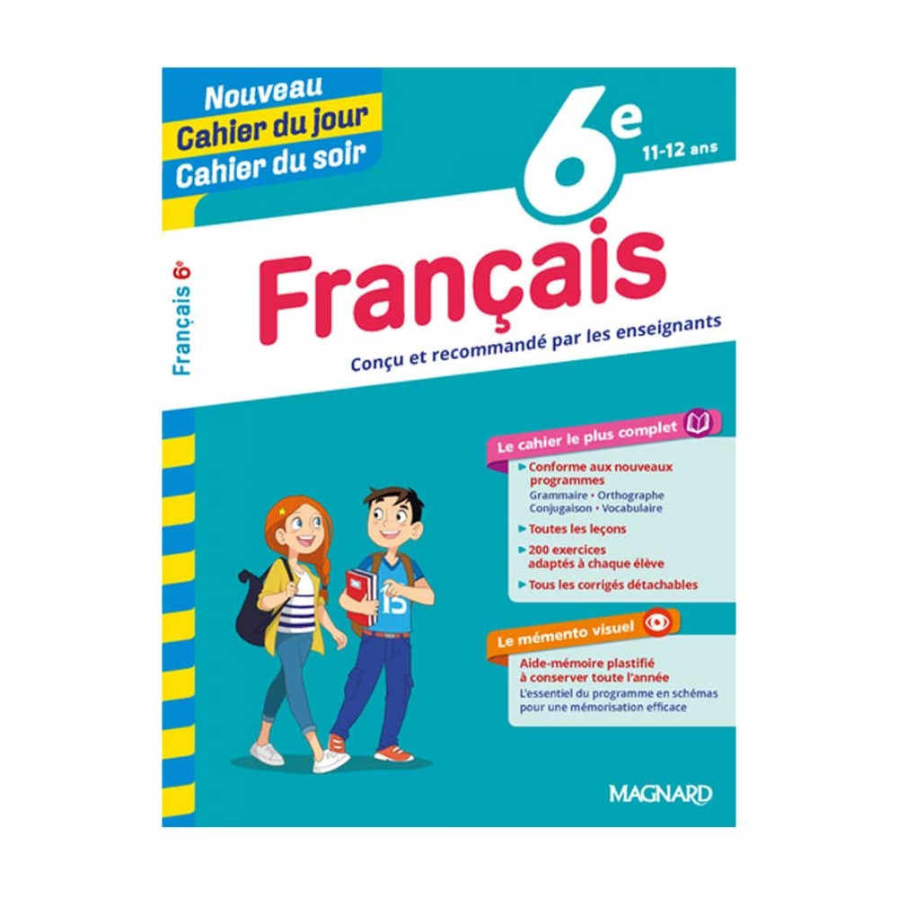 Cahier du jour cahier du soir 6 éme français
