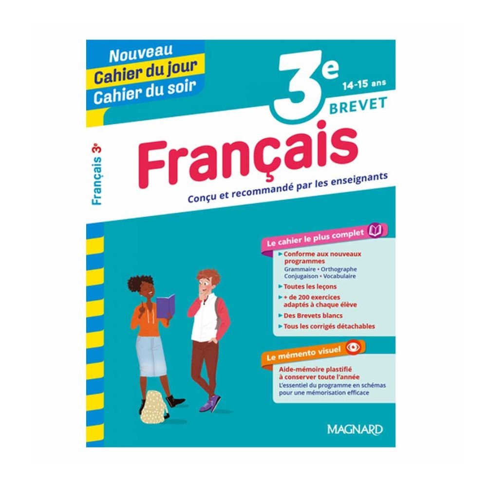 Cahier du jour cahier du soir 3 éme français