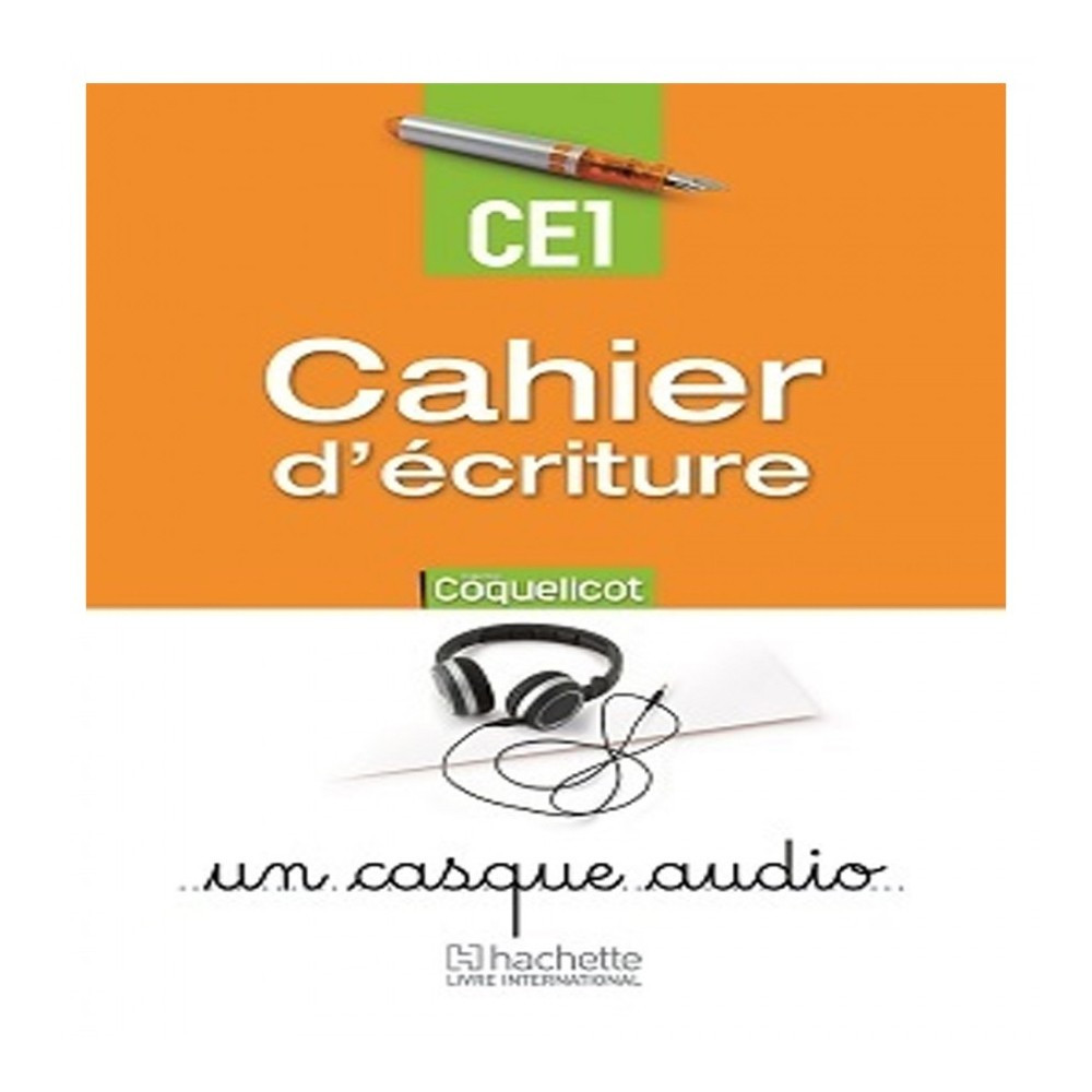 Coquelicot cahier écriture CE1
