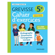 Français 5e Grevisse - Cahier d'exercices