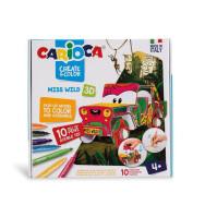 Carioca Create & Color - MISS WILD 3D - Pop up Model