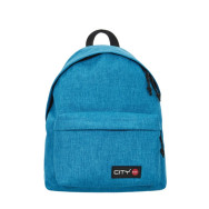 Sac à dos City the drop mélange turquoise