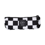 ECLAIR- Trousse à crayons Damiers- noir