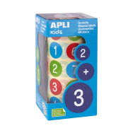 Rouleau de gommettes repositionnables chiffres