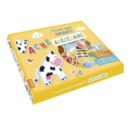 Abécédaire - Avec 2 tableaux magnétiques et + de 100 aimants pour découvrir l'alphabet !