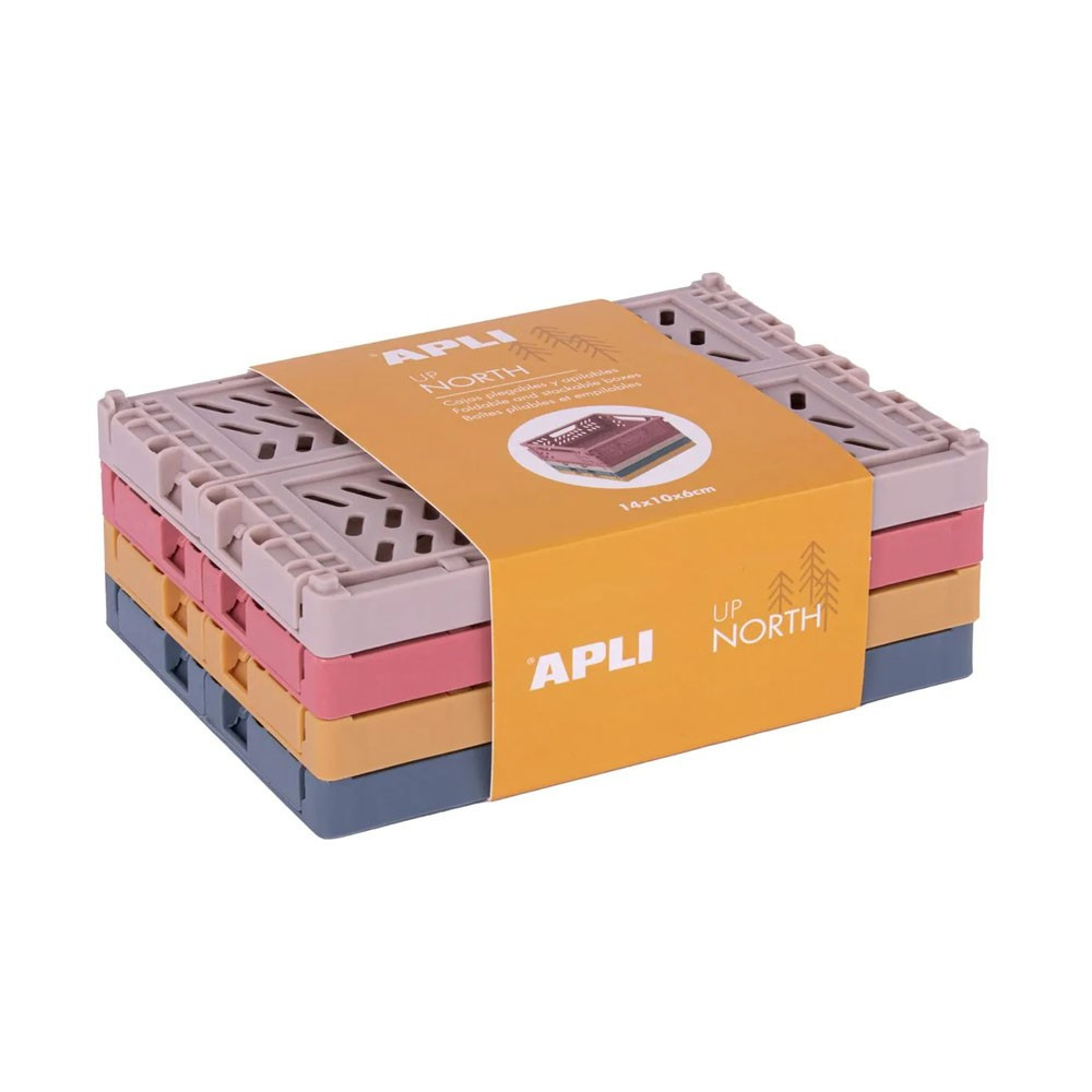 Boîtes en Plastique Pliantes et Empilables - Taille 140x100x60mm