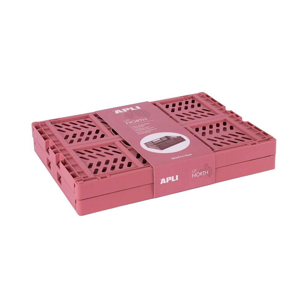 Pack pliantes et empilables  29x21x12 cm