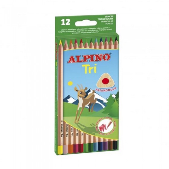 Etui 24 Crayons de Couleur ALPINO