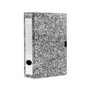 Boîte d'archives marbrée ARCHIDOC Dos 5cm grise 400 feuilles