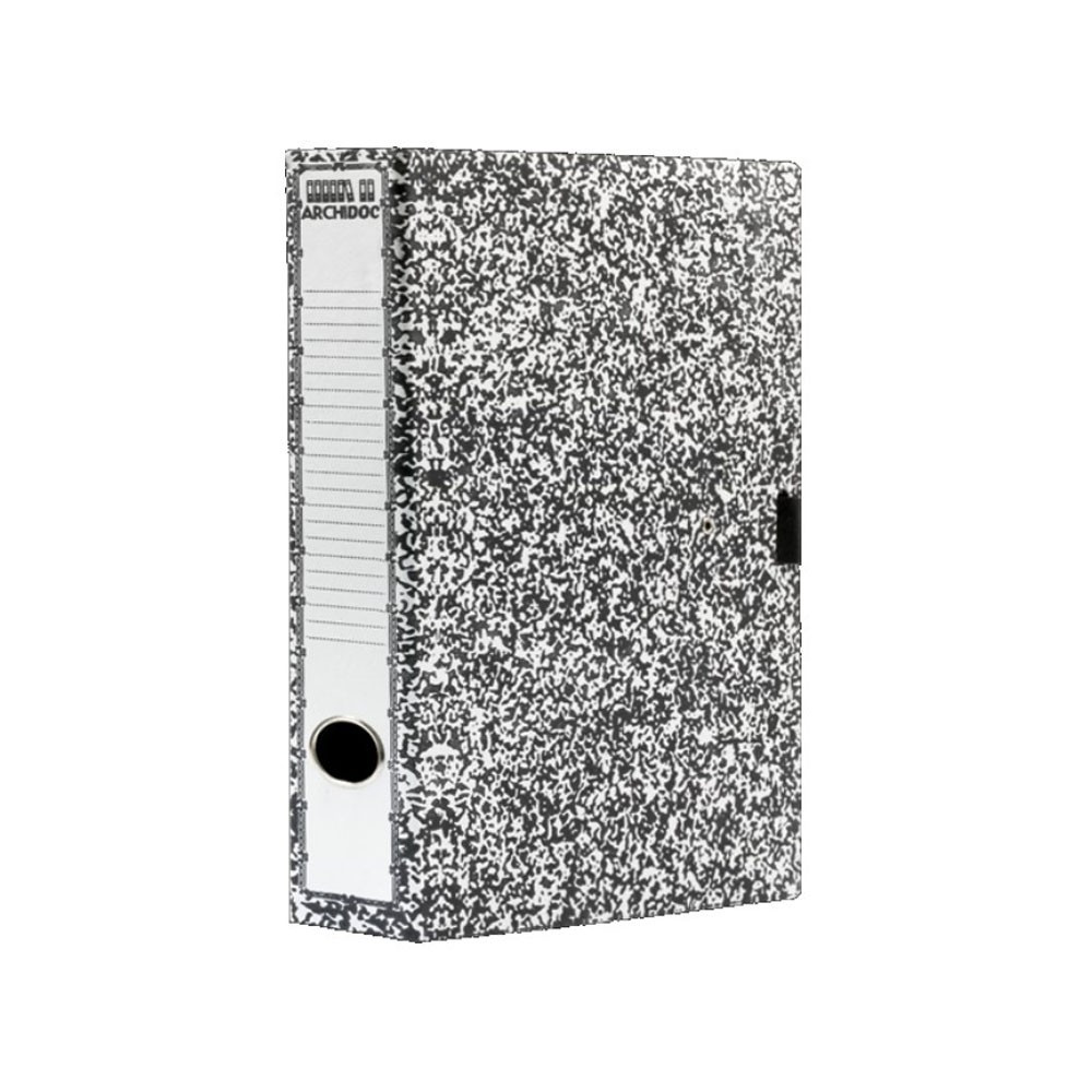 Boîte d'archives marbrée ARCHIDOC Dos 5cm grise 400 feuilles