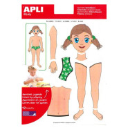 Gommettes LE CORPS (paquet de 156 unités)