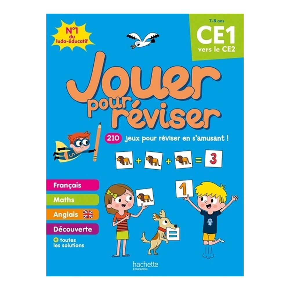 Jouer pour réviser - Du CE1 au CE2 - Cahier de vacances - Avec un crayon -  Edition 2020