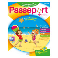 Passeport - De la Moyenne à la Grande Section 4/5 ans - Cahier de vacances