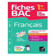 Fiches Bac- Français 1re générale & techno - Edition 2025