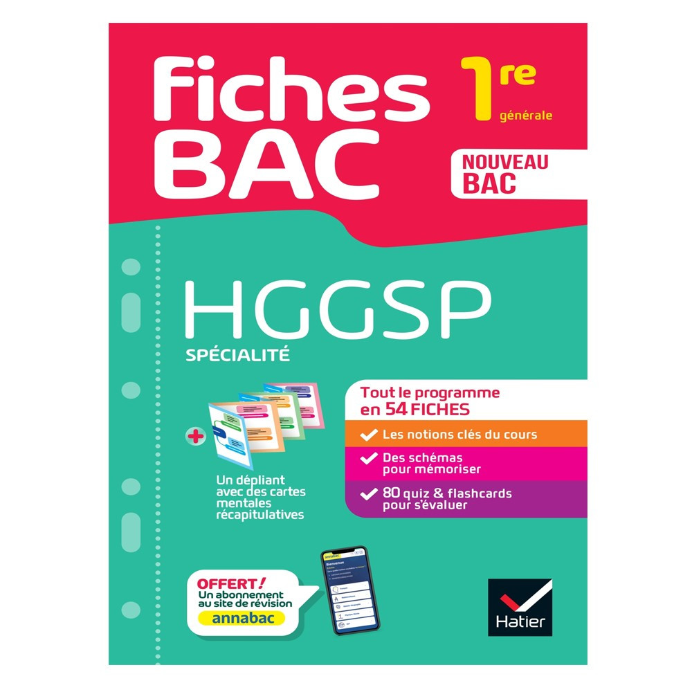 Fiches Bac -HGGSP 1re générale