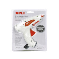 Pistolet à colle 20 w, en blister