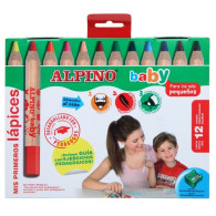 Boîte de 12 crayons Alpino Baby