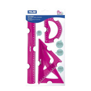 Kit géométrique  roses Flexible et résistant