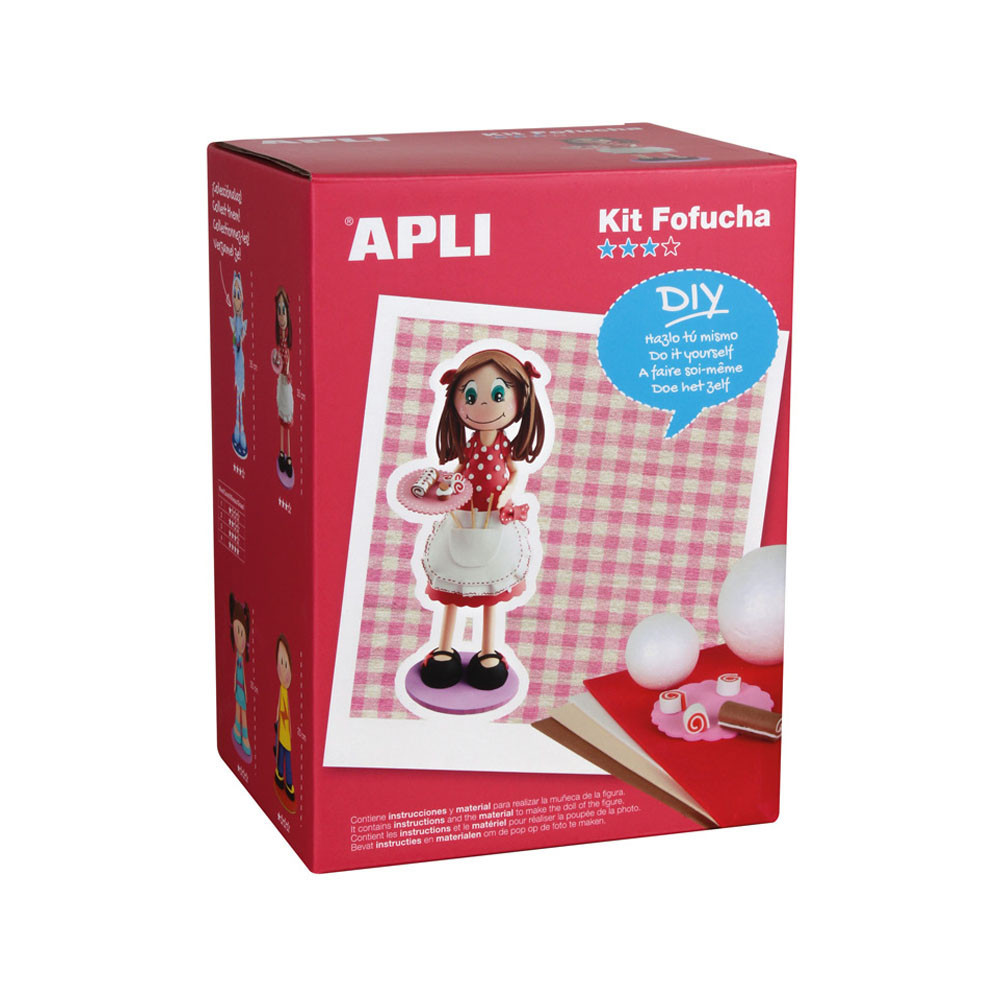 Kit mousse thermoformable Poupée Fofuchas Patissière