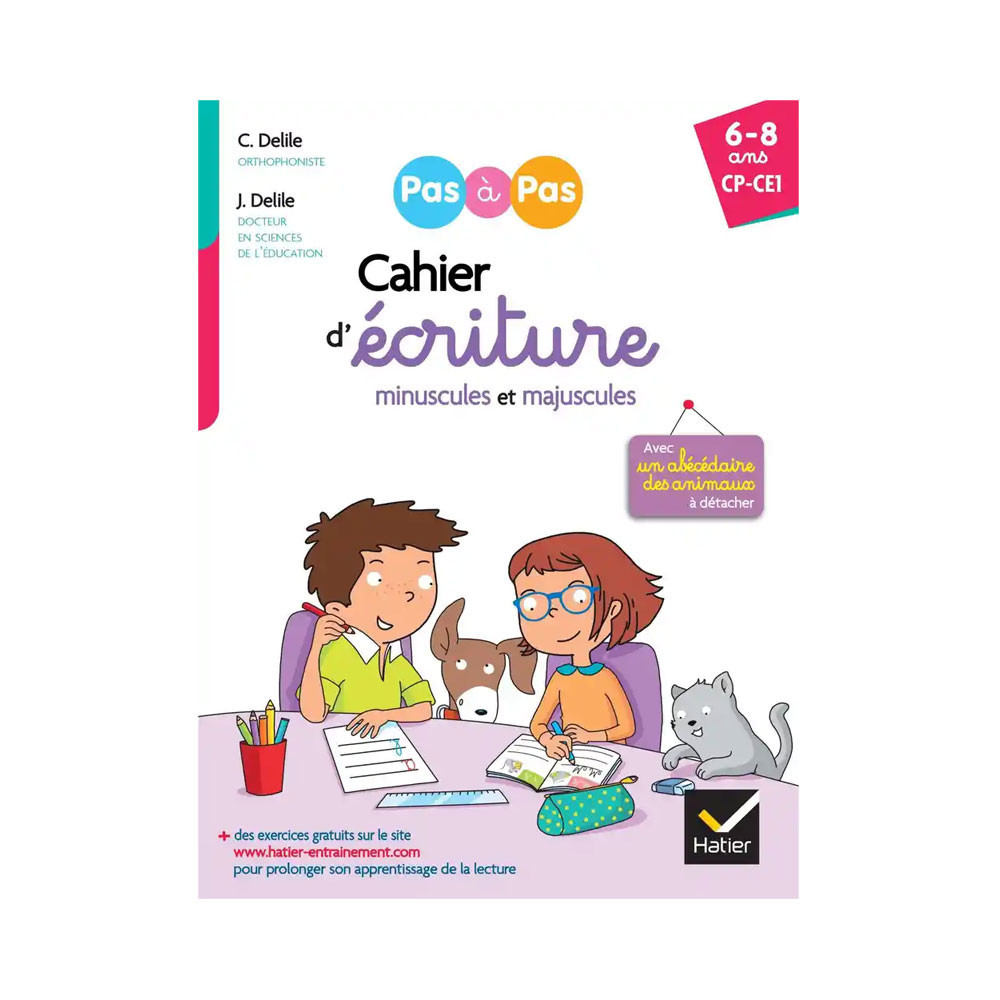 Mon cahier d'écriture minuscules et majuscules CP-CE1 - 6 à 8 ans-  Refonte 2025