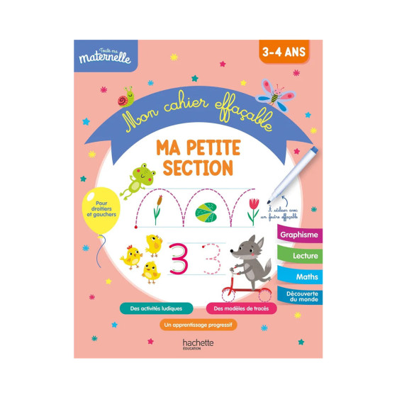 Toute ma maternelle - Mon cahier effaçable - Ma...