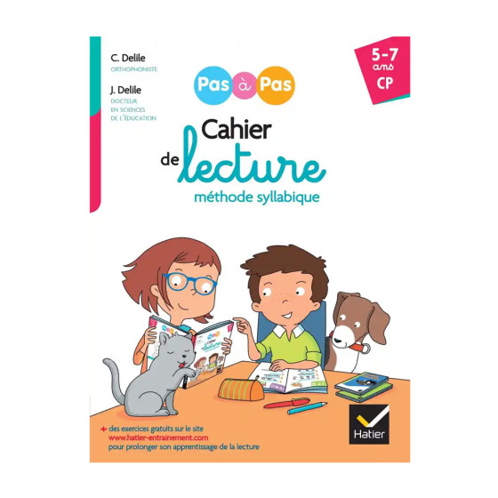 Cahier de lecture méthode syllabique CP - 5 à 7...