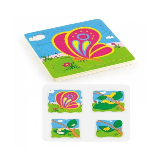 Puzzle de formes Papillon 4...