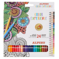Coffret de 24 crayons de couleur à mine tendre