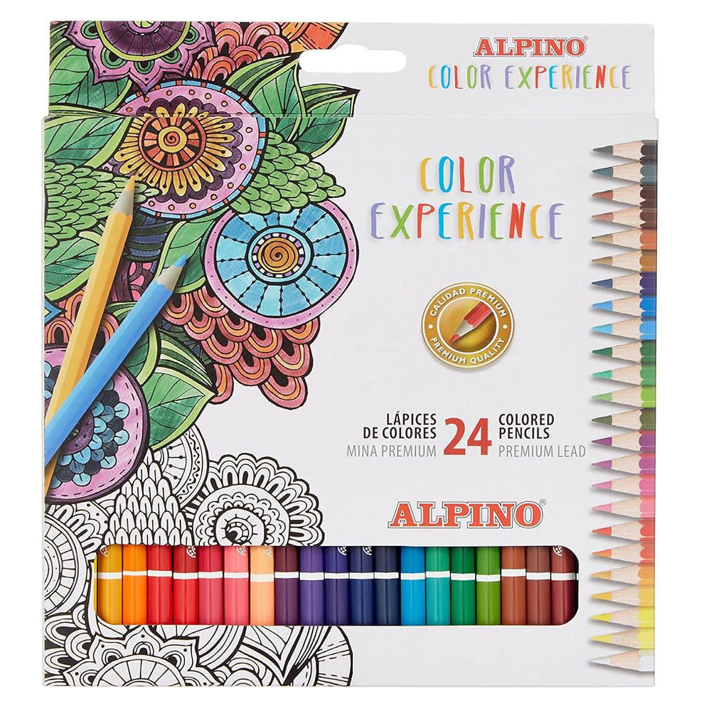 Coffret de 24 crayons de couleur à mine tendre