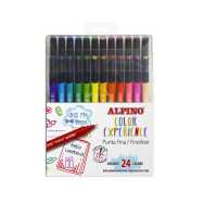 Marqueur multicolore à pointe fine  24 pièces